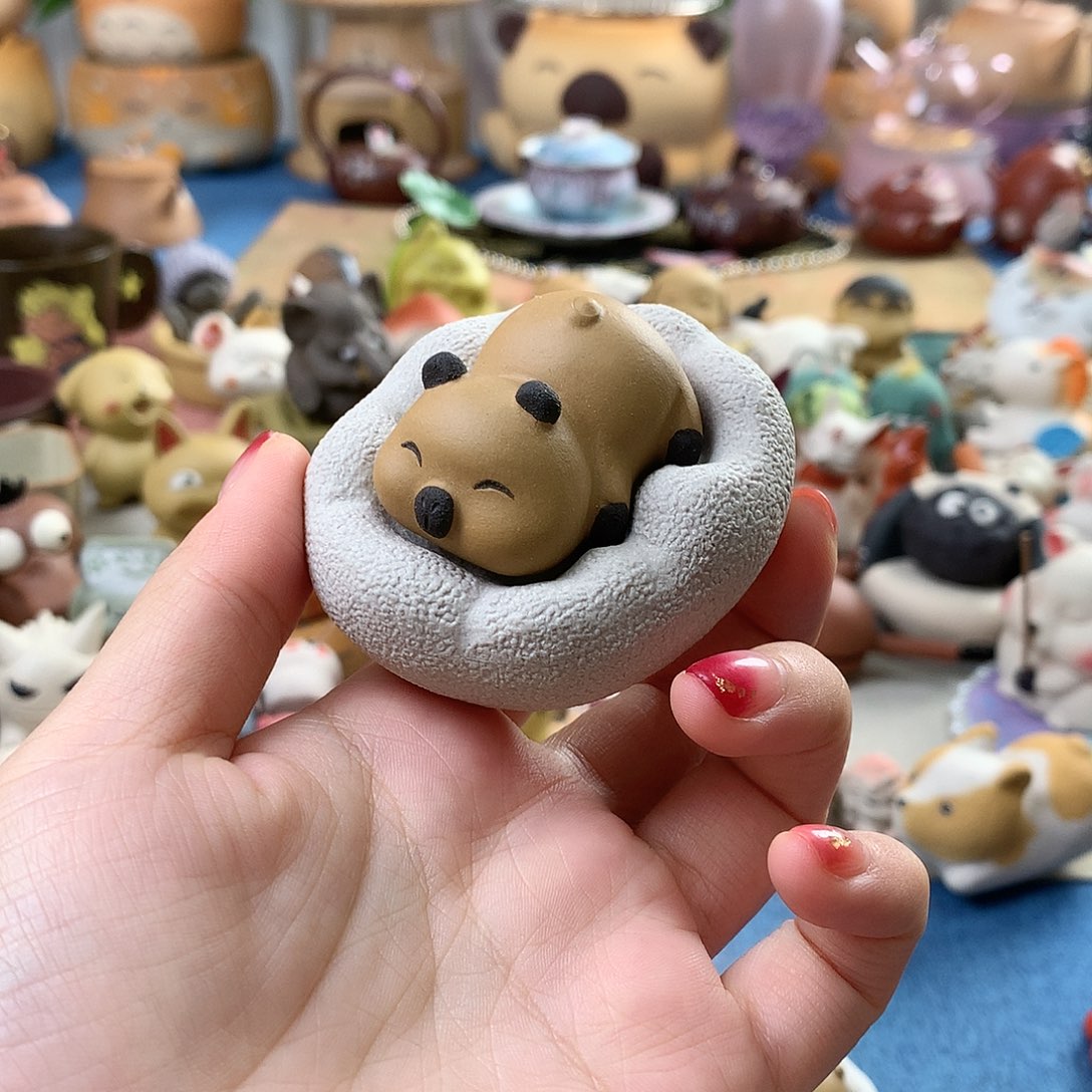 紫砂茶宠手工制作