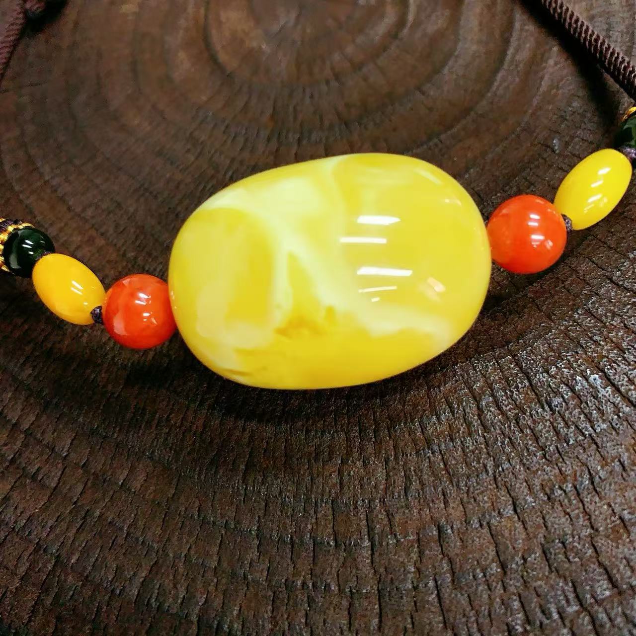  【壹玥珠宝】天然原矿浓白花大枣珠精品锁骨链美观大方