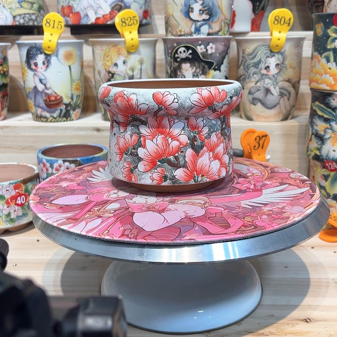 紫砂花盆手工花盆默认微瑕13.5/10