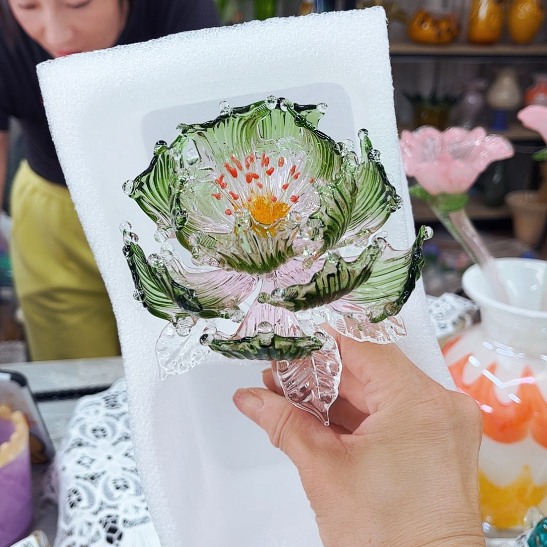 牡丹 家悦琉璃工艺品