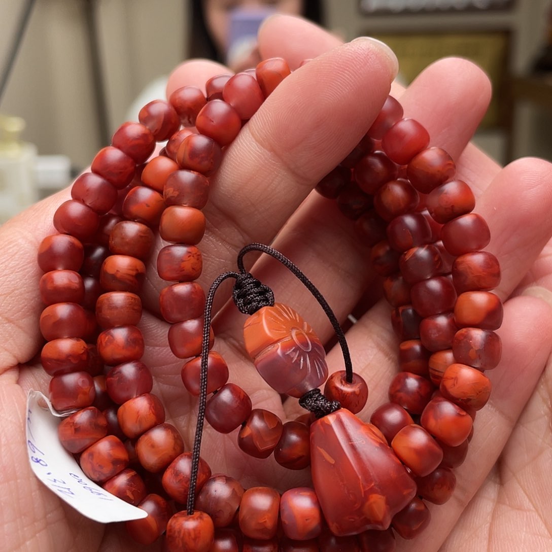 南红玛瑙手链未镶嵌