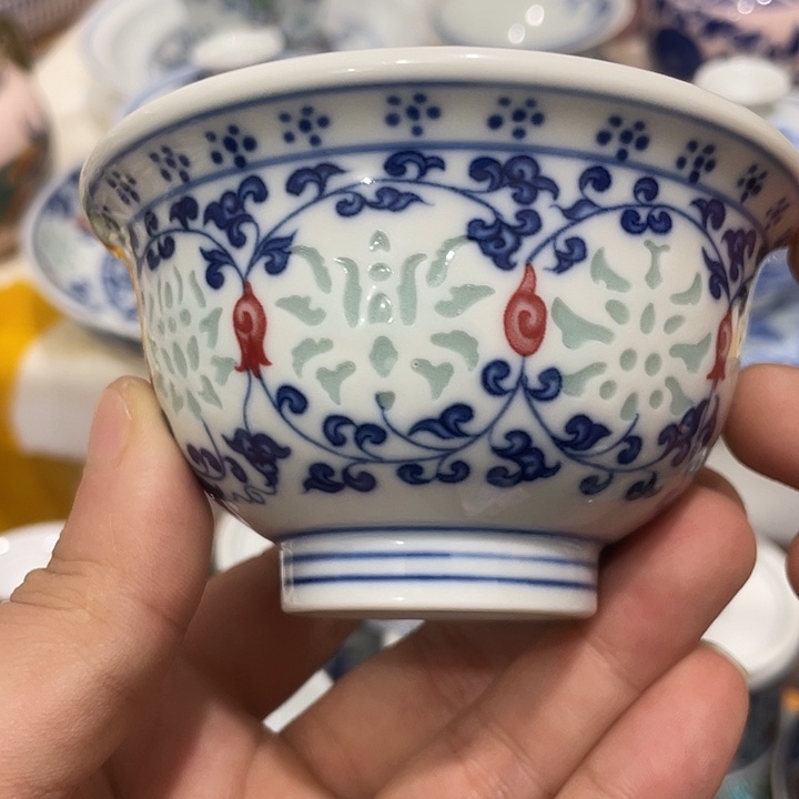 陶摆件景德镇陶瓷主人杯2334