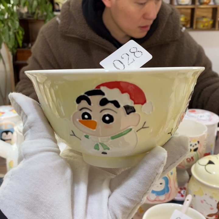 杯景德镇釉下彩手绘