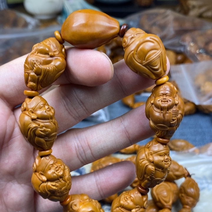 橄榄核手串/手链橄榄核雕工艺手串