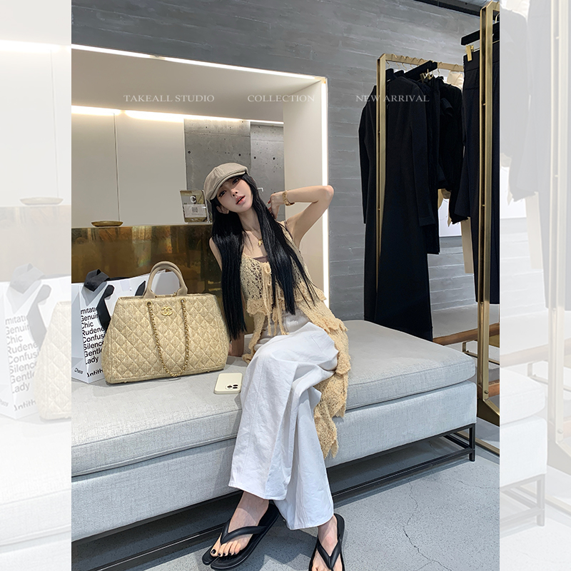 【特价】 提升穿搭感 一衣多穿 镂空针织长开衫RH241044