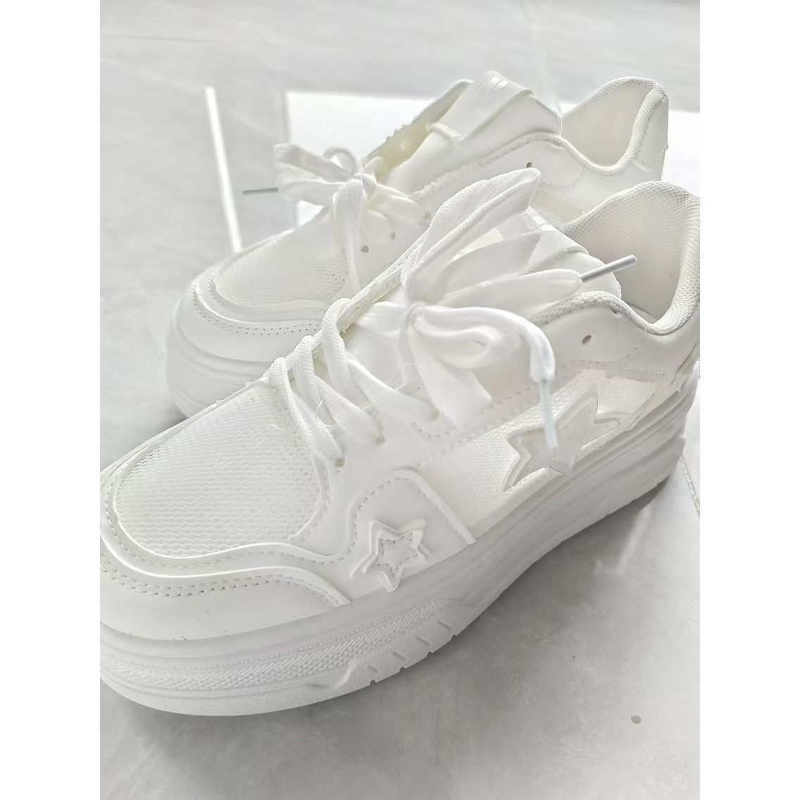 B05新款2025欧洲站厚底星星休闲百搭运动休闲板鞋潮