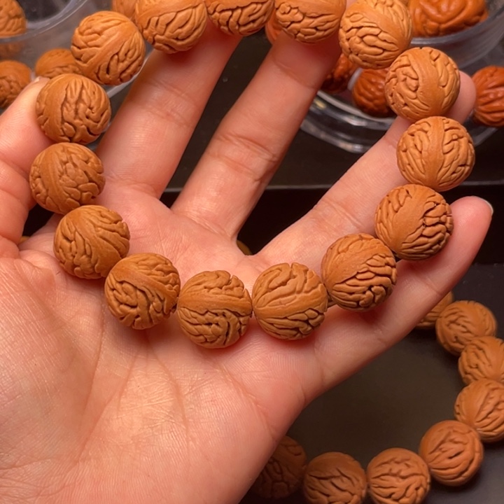 桃核手串绣球桃核16