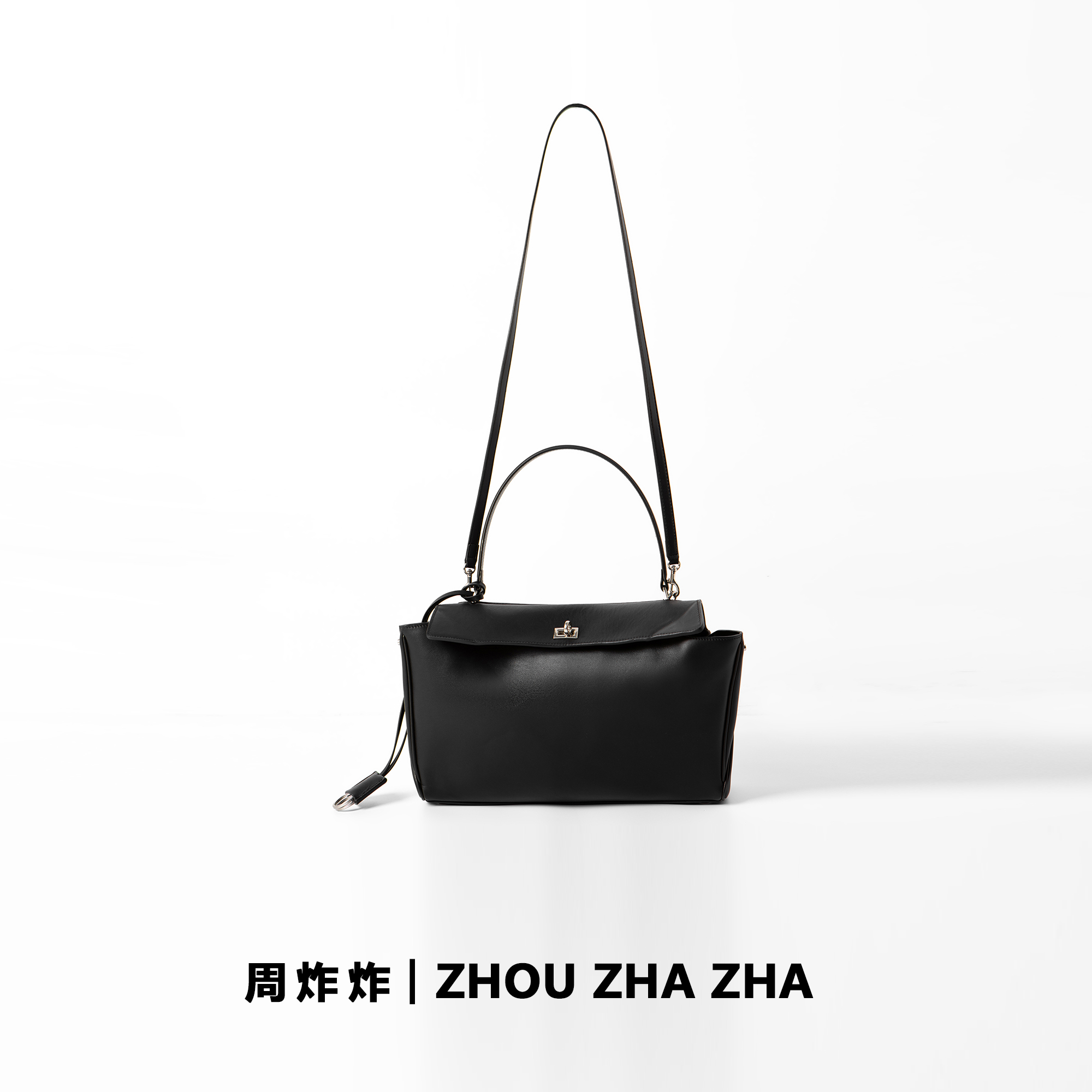 【周炸炸】头层牛皮 大容量通勤托特包高级感百搭单肩斜挎包#5689