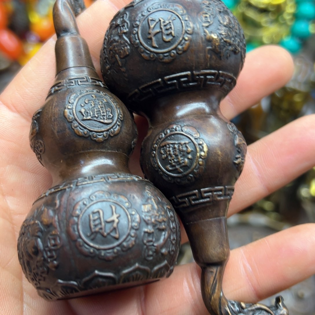 铜摆件欢迎欢迎你