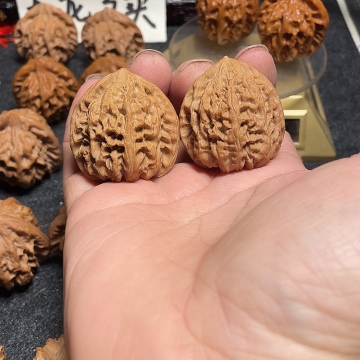 文玩核桃把件野牛