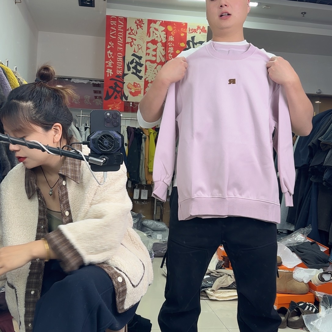087紫色特价卫衣清