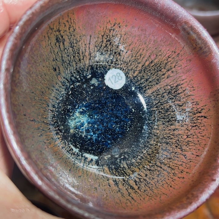 花***歌茶盏建盏主人杯128