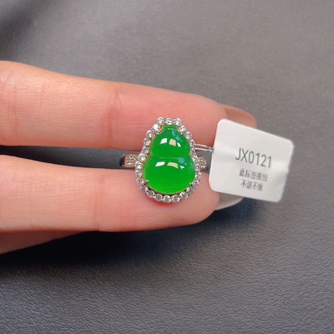 翡翠银S925镶嵌吊坠(不含链)