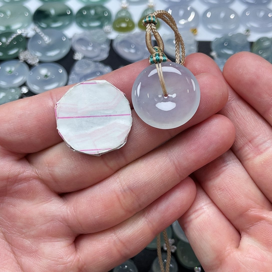 西***嘻翡翠未镶嵌颈饰绑绳发货