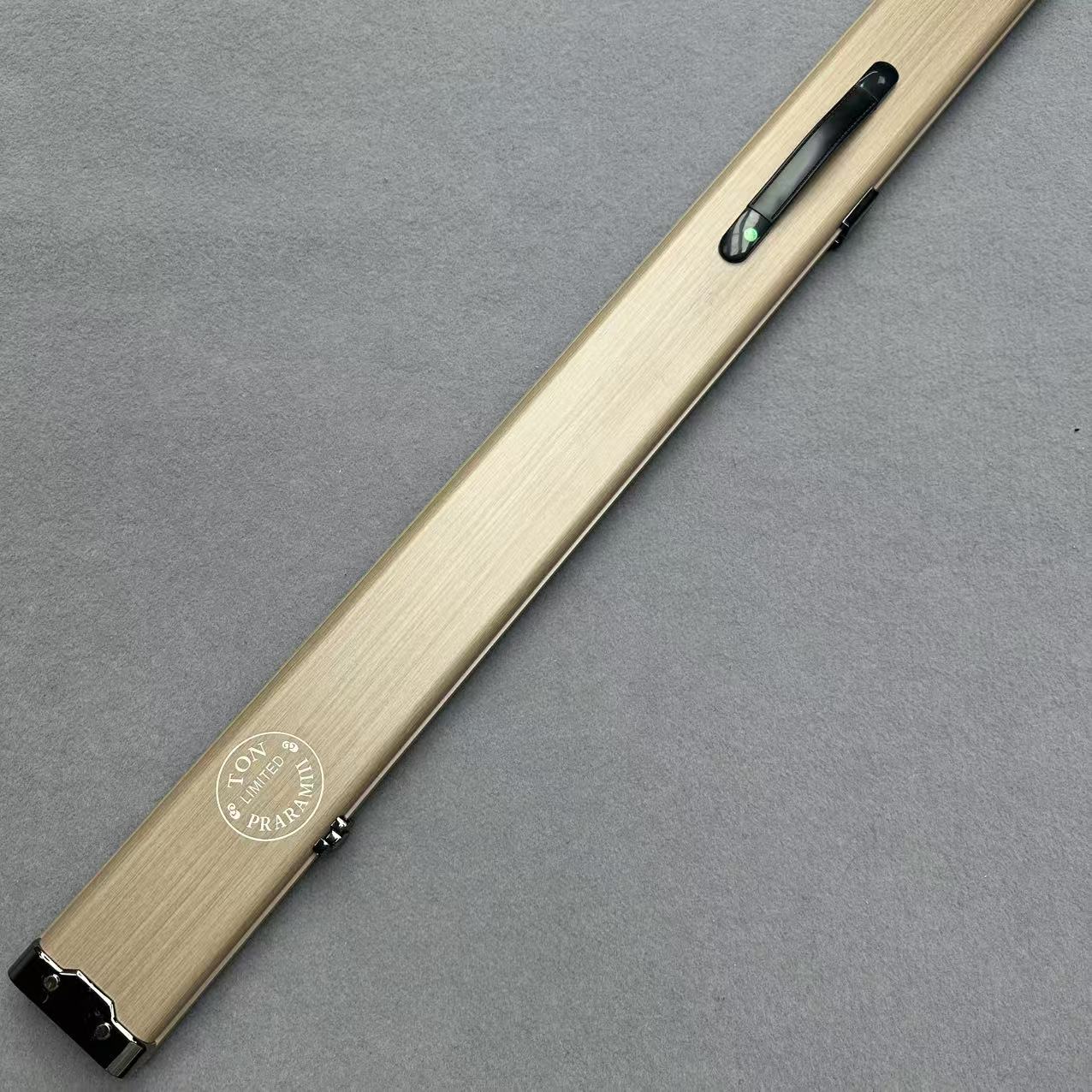 条纹灰粽-三槽铝合金台球杆盒 抗压耐磨