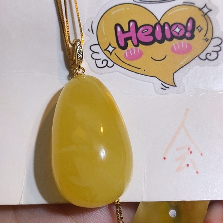 定制琥珀银S925镶嵌琥珀蜜蜡