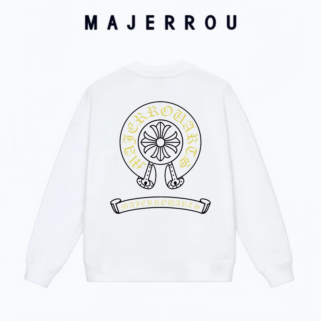 【15号链接】黄钻洛卫衣高档欧美时尚圆领秋冬休闲男士新款长袖9