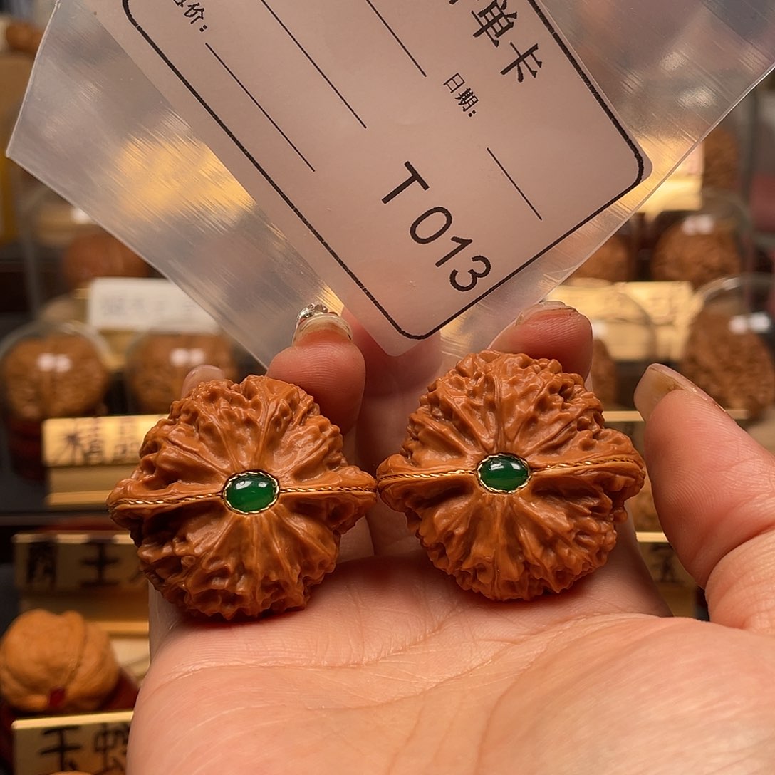 文玩核桃把件寶*贝宫灯40。013