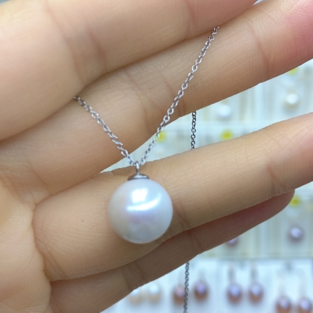 淡水珍珠未镶嵌吊坠(赠链)