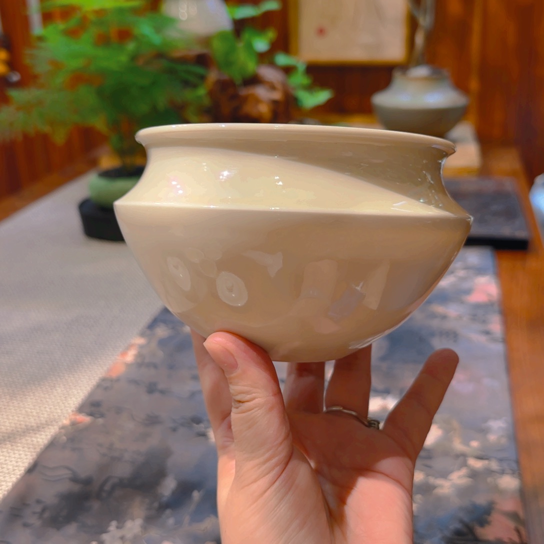 微澜定瓷 微瑕仿宋建水600cc