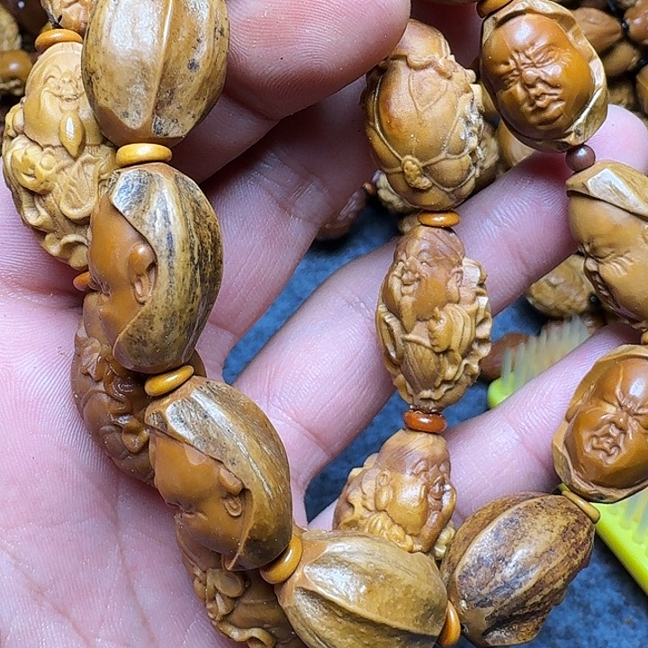 橄榄核手串我的小