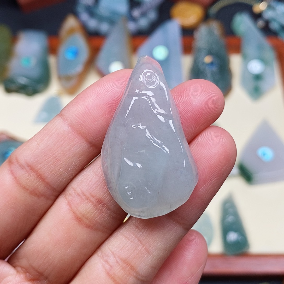 颈饰未镶嵌翡翠翡翠