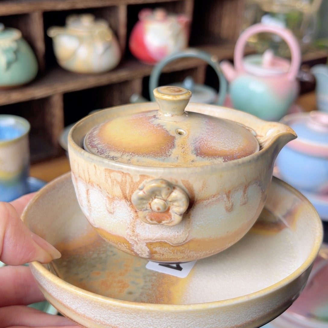 杯青現纯手工柴烧茶器