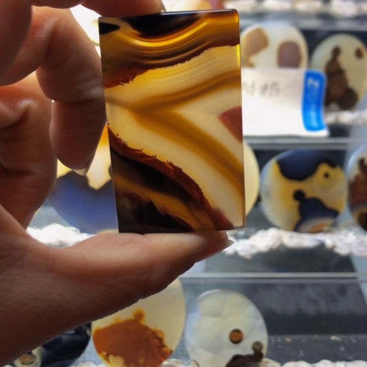 合金玛瑙/玉髓珠宝奇石113