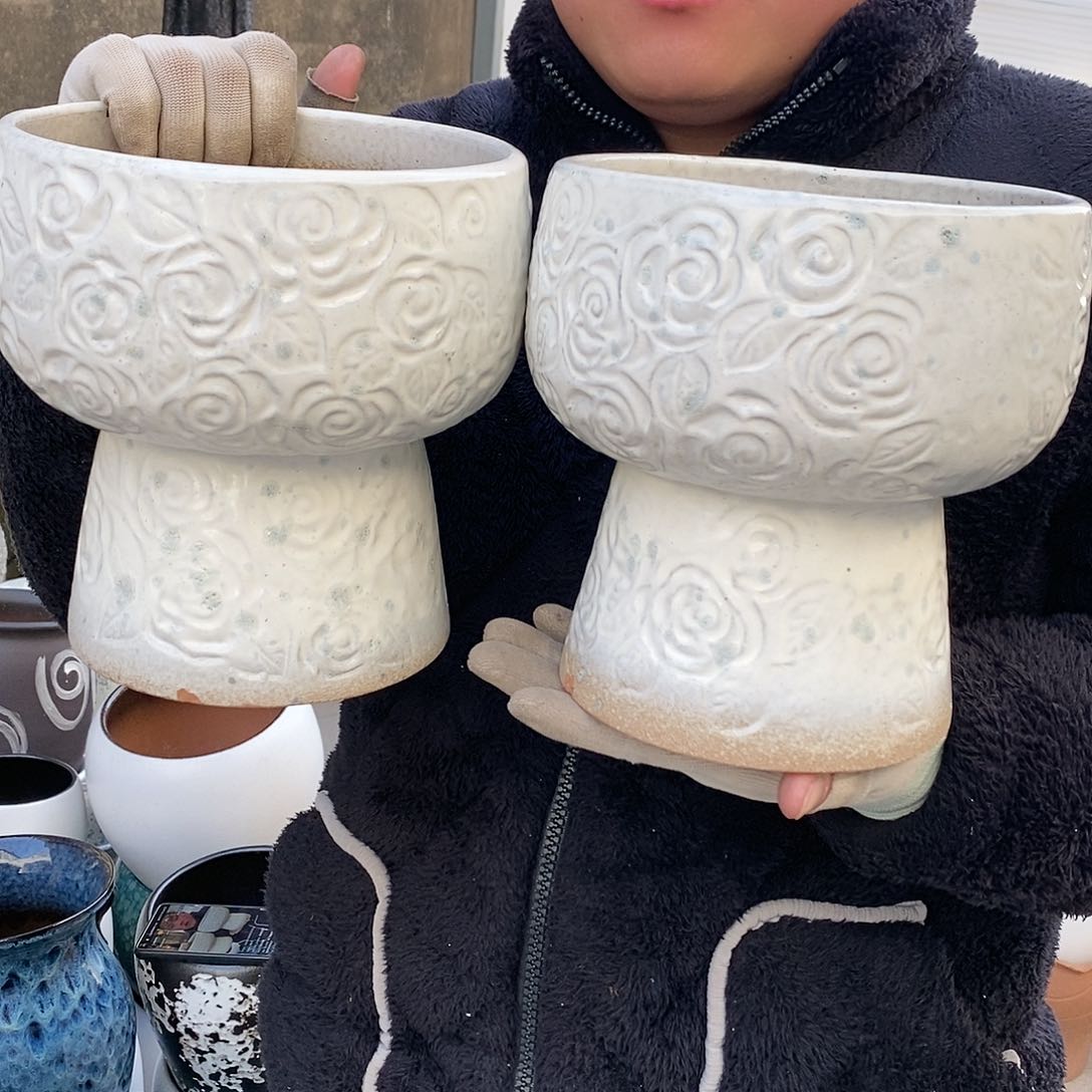 紫砂花盆口18高20福利