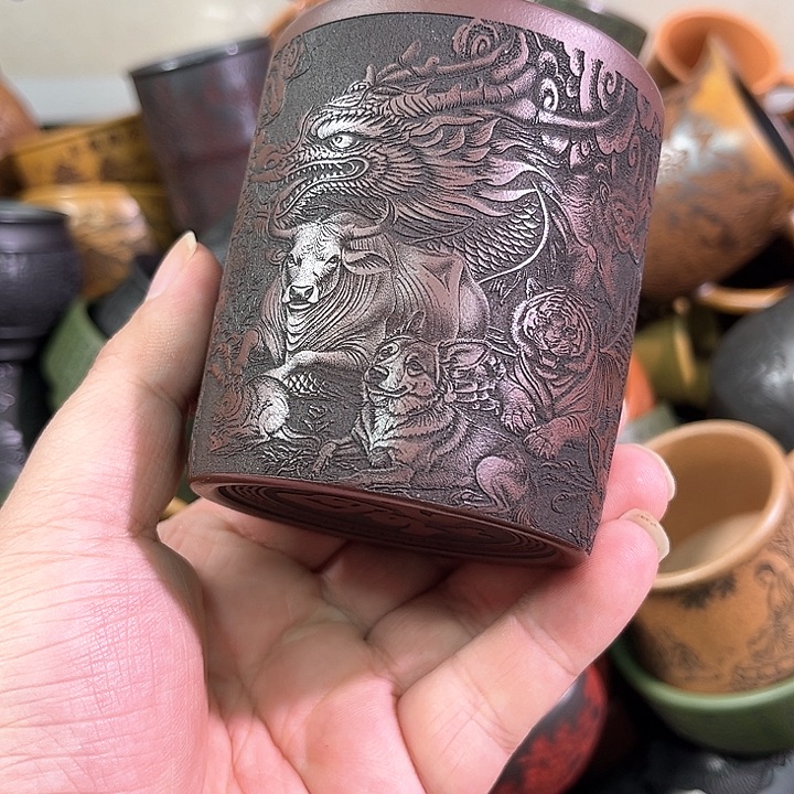 茶杯紫砂全手工紫砂主人杯