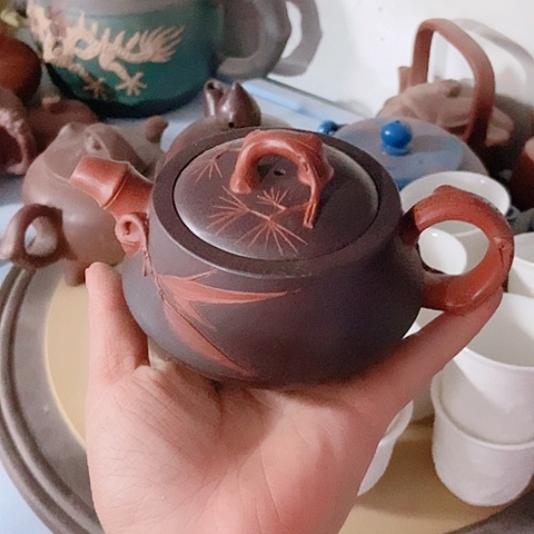 茶壶紫砂宜兴原矿紫砂壶手工制作