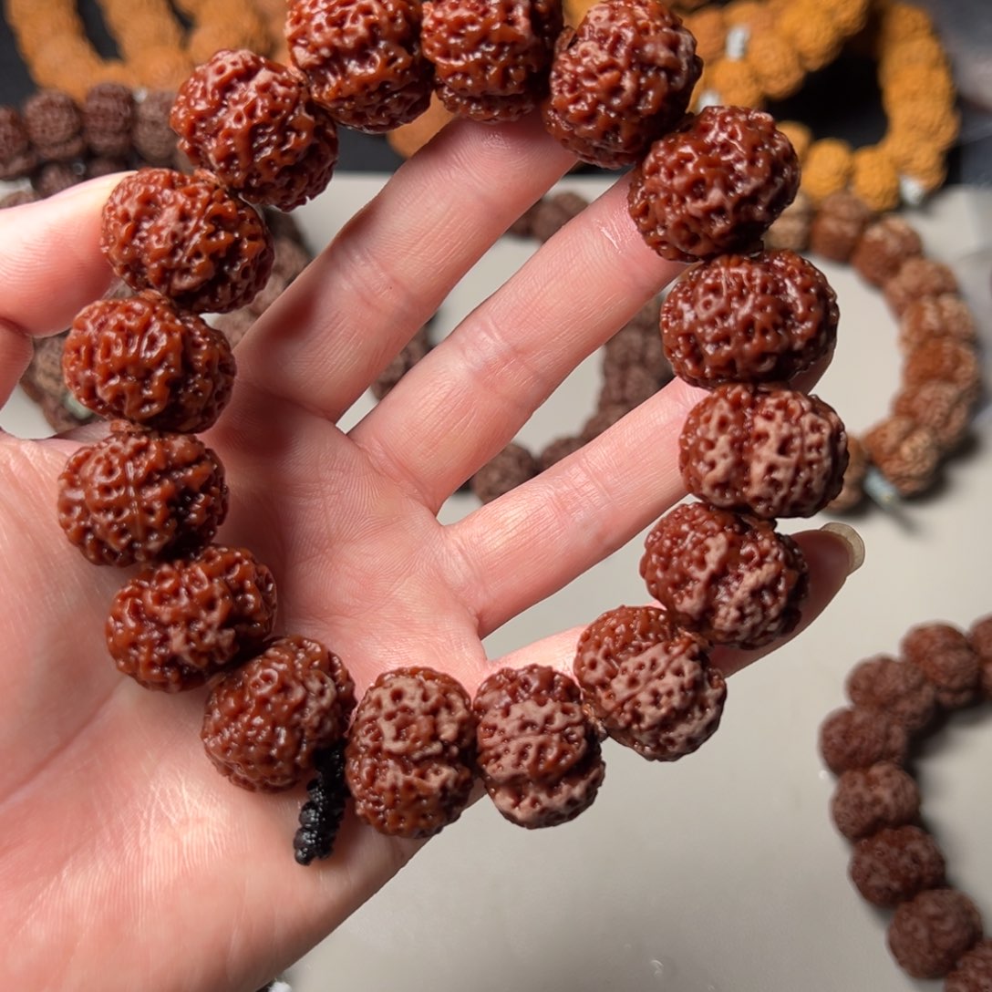 金刚菩提手串没***绽23尺寸梁·灵珠次超头
