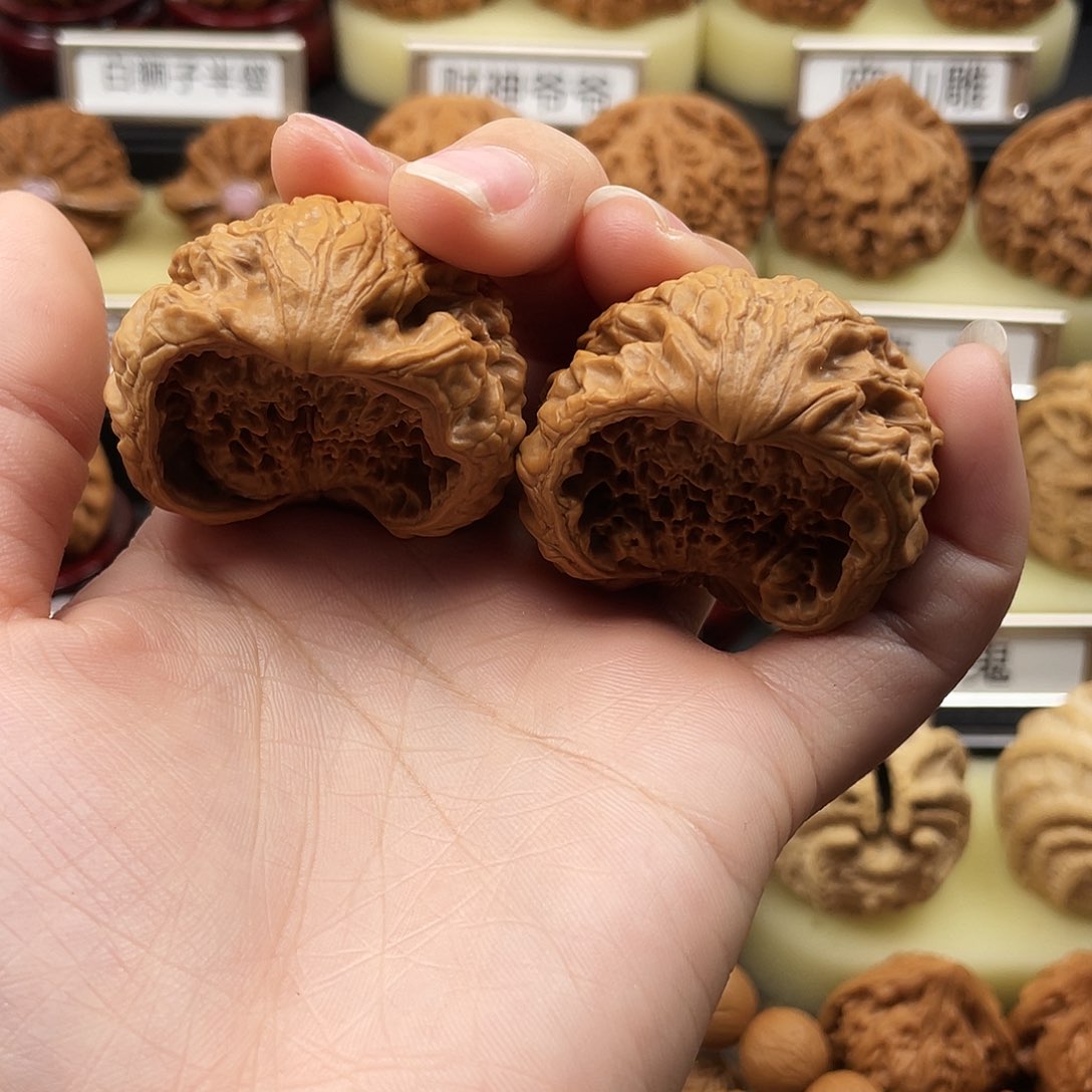 文玩核桃把件聚宝盆42尺784