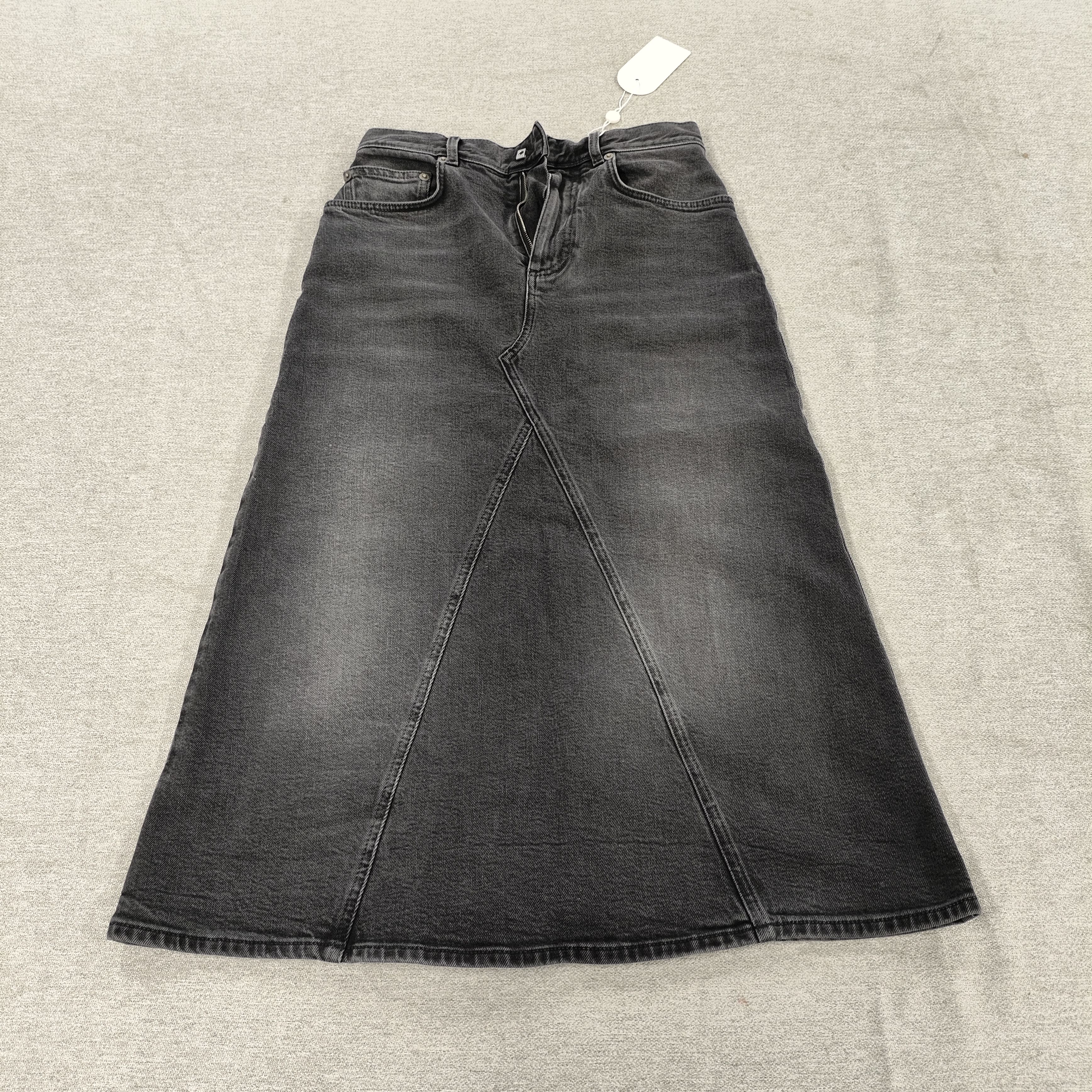 95新 DIOR/迪奥 麦殿/牛仔半身过膝裙36码黑色/250209ZYTYY177
