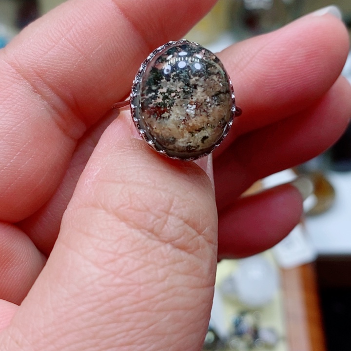 水晶戒指未镶嵌水晶