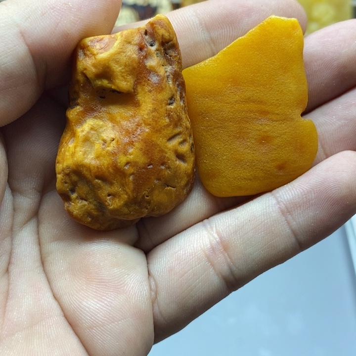 定制琥珀未镶嵌缘*蜜蜡原石定制