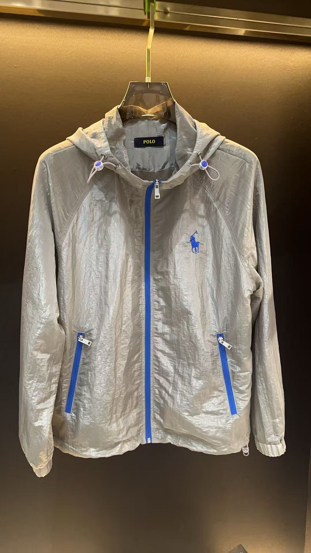 【念念专属】2025防晒拉夫新款男士轻奢米兰时装长袖冲锋衣外套6158