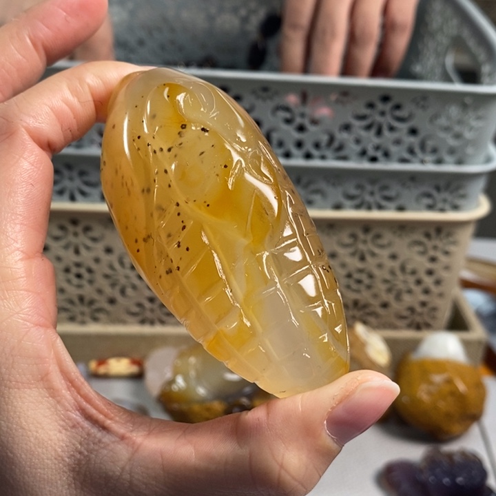 玛瑙/玉髓吊坠(不含链)未镶嵌