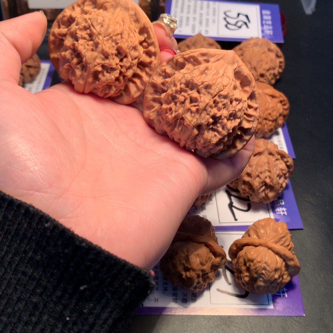 文玩核桃吊坠笑**D5.1官帽