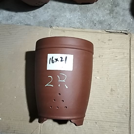 紫砂红泥三线两个