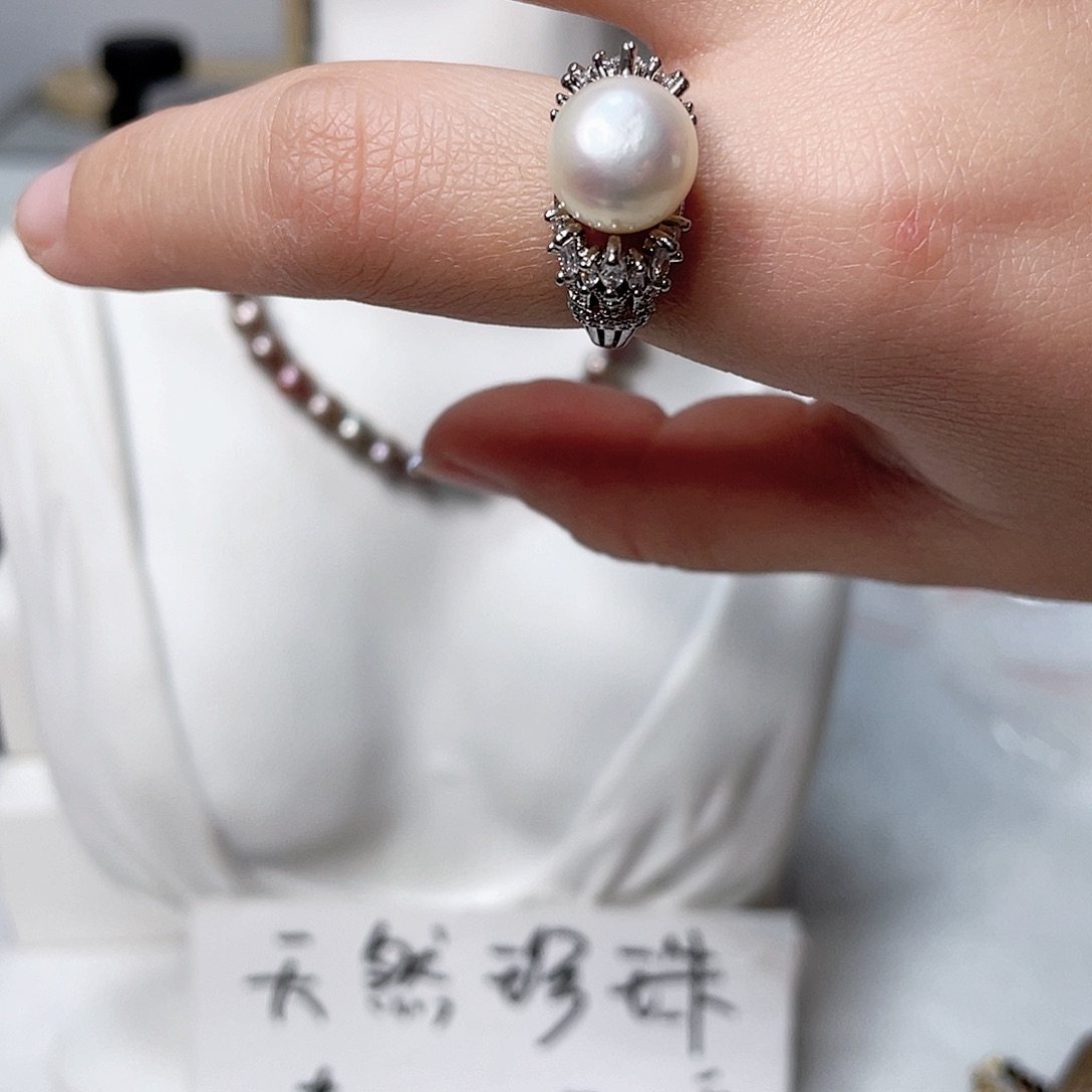 淡水珍珠合金颈饰