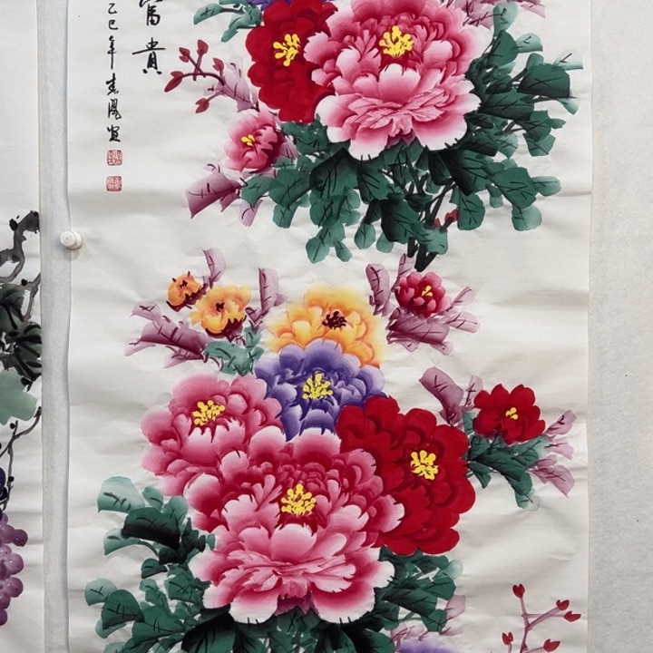 国画纯手绘手工国画作品福利138/68