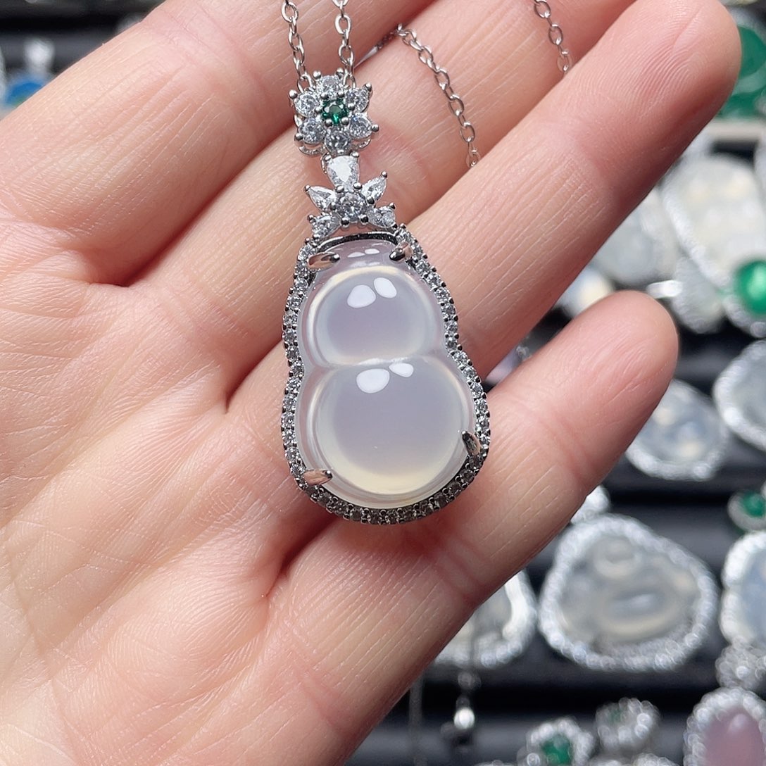 玛瑙/玉髓挂件合金