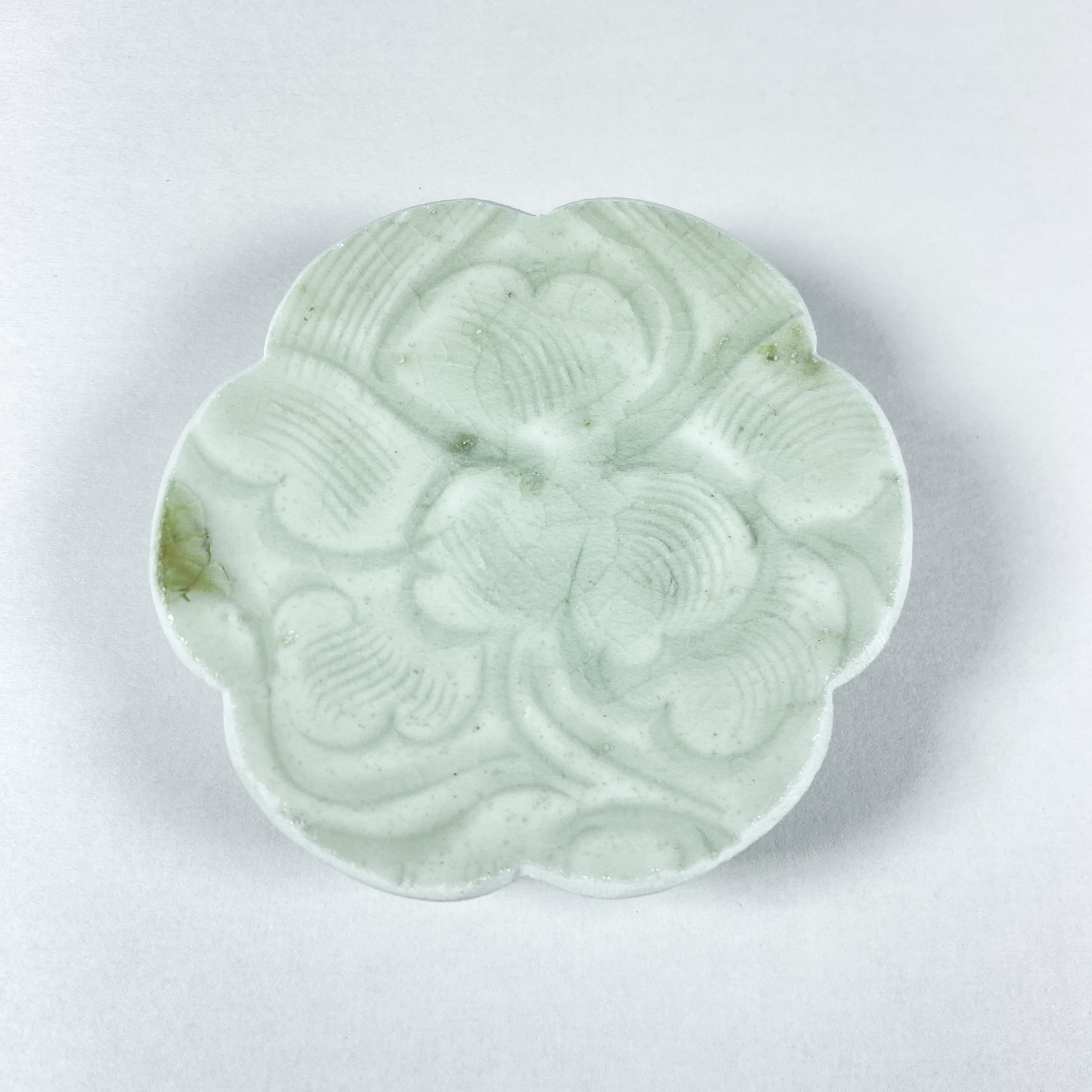 022011408 明早期湖田窑茶杯垫 xc 云南省文物总店