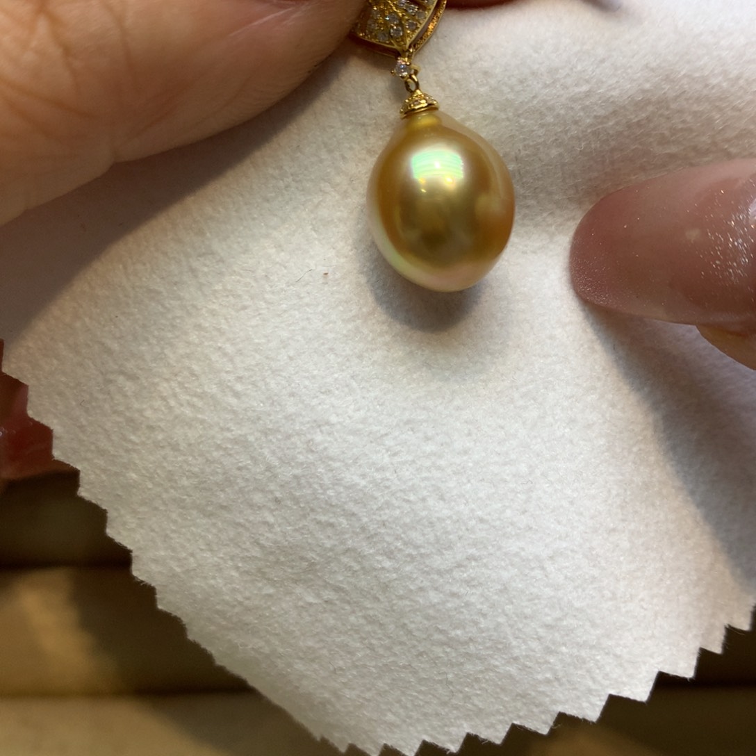 颈饰银S925镶嵌海水珍珠