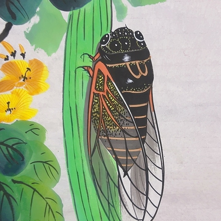 国画老师纯手绘作品欣赏