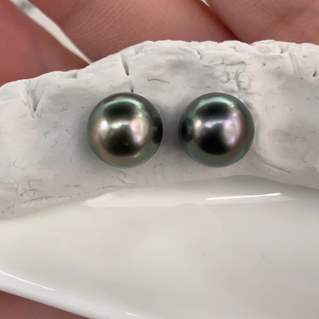 定制海水珍珠未镶嵌裸珠大溪地9-10