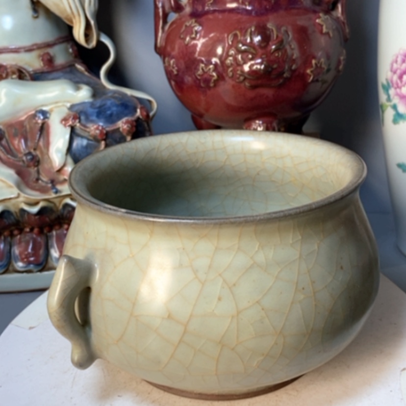 【闪购商品】官窑瓷器草**舍官窑瓷器一个