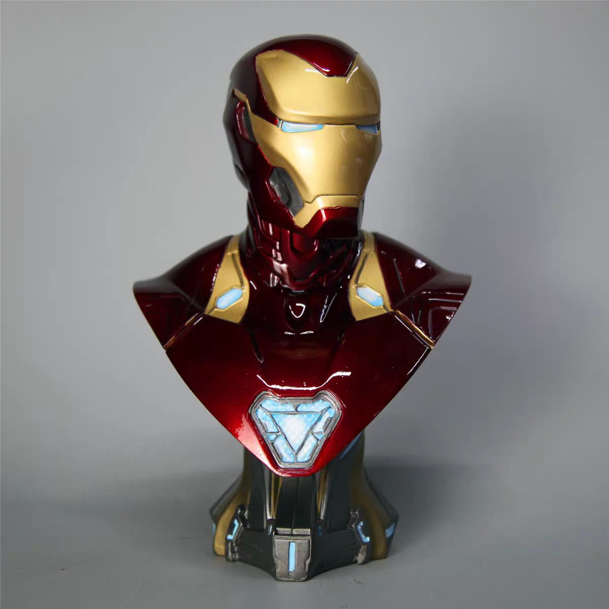 复仇者联盟 终局之战 钢铁侠 1/4胸像 MK50 雕像 摆件