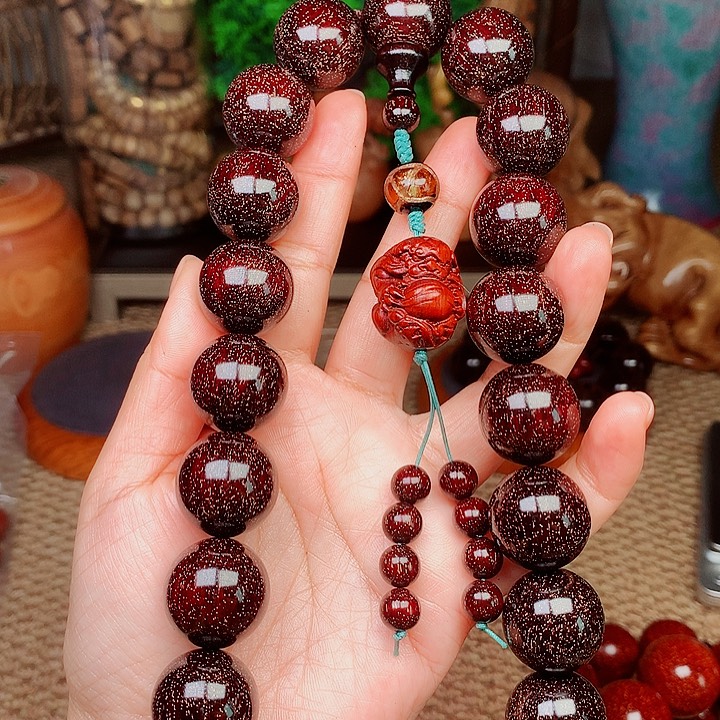 檀香紫檀（小叶紫檀）桃1.8手持